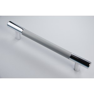 2798 Ручка С15 (128мм) хром+металлик